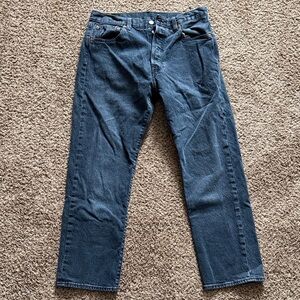 Levi's Dark Blue Straight Jeans